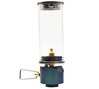 Jorzer Gas Lantern, Dreamlike Candle Lamp Gas Lantern with Heat-resistant Glass, Lamp with Adjustable Valve, Light for Camping and Hiking Sporting Outdoor.