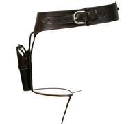 Jorzer Gun Belts for Men Western Gun Holsters with Leg Strap Black PU Leather Holsters Average Size Belt for Hunting Belt Leather Cosplay Outdoor