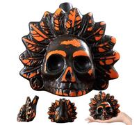 Jorzer Halloween Whistle with Skull Loud Terrifying Human Sounding Ancient Death Whistle, Collectible Traditional for Halloween & Themed Events Gifts