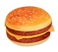 Jorzer Hamburger Pillow Plush Ultra Soft Cheeseburger Throw Pillow for Couch Cute Burger Toy & Comfortable Nap Cushion for Adults and Kids Bread Plush Burger Cheeseburger Toy Throw Pillows.