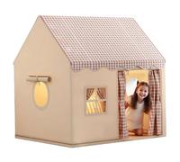 Jorzer Kids Tent Indoor 47x39x51 Inch Breathable Play Tent with Door and Window Foldable Kids Playhouse with Removable Metal Support for Boys Girls