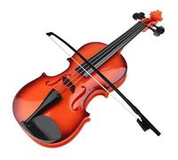 Jorzer Kids Violin 15.4x5.5in Playable Plastic Beginner Violin Adjustable Strings Simulated for Interest and Practice Toys and Games