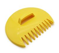 Jorzer Leaf Scoops Hand Rakes, Yellow Leaf Grabber Tool for Yard Work, Plastic Leaves Claws for Scooping Leaves, Mulch and Debris Garden Outdoor.