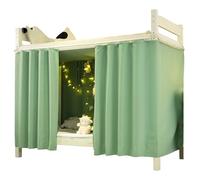 Jorzer Loft Bed Curtains 2 Panel Bunk Bed Curtains Blackout Bunk Privacy Curtain with Rope and Hooks for Home Dorm College Students 47x79 inch Style 4