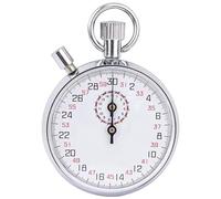 Jorzer Mechanical Stopwatch 30s Stainless Steel Analog Stopwatch with Pause Handheld Timer Referee Watch Stop Watches Shot Timer Chronograph Analog