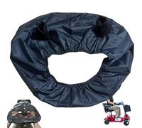 Jorzer Mobility Scooter Accessories, Clear PVC Mobility Scooter Control Panel Till Cover, Rain Guard with Elastic Cuffs for Outdoor Travel & Emergency Sporting Goods.