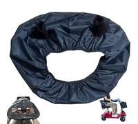 Jorzer Mobility Scooter Accessories, Clear PVC Mobility Scooter Control Panel Till Cover with Elastic Cuffs, Rain Guard for Outdoor Travel & Emergency