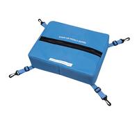 Jorzer Paddle Board Cooler, 15x12x4 Adjustable Buckle Large Capacity Kayak Deck Bag Practical Paddle Board Accessories for Water Bottle, Phone, Blue.