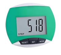 Jorzer Pedometer Step Counter Pedometers with Calories Burned and Distance Counting Small Portable Walking Pedometer Simply Operation Step Tracker Pedometer for Adults Kids Green