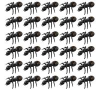 Jorzer Plastic Ants 30PCS Realistic Ants Black Prank Toys for Halloween Party Favors Decoration Props 30pcs Halloween April Fool'S Day Simulation Big Ant Unique Small Toy Animal Insect Model.