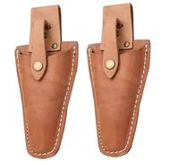 Jorzer Pruner Holster Tool Holster Pliers Holster 2PCS Durable Secateurs Holster with Snap Scissors Holder Letaher Sheath Protective Case Cover for Garden Pliers
