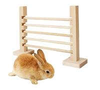 Jorzer Rat Toys Rabbit Jump Bar Wooden, Adjustable Hurdles Training Rabbit Toys, Pet Obstacle Exercise Course for Small Animals