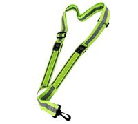 Jorzer Running Belt, High Visibility LED Light Up Reflective Running Gear Adjustable Reflective Belt Free Size USB Rechargeable Safety Lights for Walkers Runners Men Women