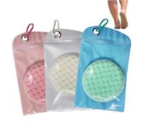 Jorzer Sand Remover for Beach, 3PCS 4.7 inch Soft Skin Friendly Cotton Sand Remover with Hanging Waterproof Bag for Beach Volleyball Sandboxes