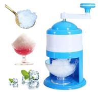 Jorzer Shaved Ice Machine Manual Ice Shaver DIY Crushed Ice Maker Portable Snow Cone Machine with Hand Crank Icee Machine for Making Snowcones Ice Cream