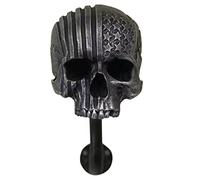 Jorzer Skull Helmet Holder Wall Mount Motorcycle Helmet Rack Skull Shape Helmet Holder Wall Mount Helmet Stand Ghost Head Hanger for Helmet and Jacket Wall Decor
