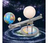 Jorzer Sun Earth Moon Orbital Model 8x4x7 Educational Geography Solar System Model Luminous Plastic Solar System Toys for Science Experiments Gifts for Children Toys And Games Sun