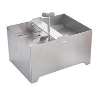 Jorzer Tofu Press, Stainless Steel Tofu Presses, Adjustable Paneer Maker with Drain Hole and Drip Tray, 6.3x4.7x3.5 Inch Cheese Press for Making 1kg