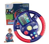 Jorzer Toy Steering Wheel, Kids Steering Wheel with Funny Sound and Music, Plastic Simulated with Suction Cup for Educational, Blue TOYS_AND_GAMES.
