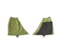 Jorzer Trail Gaiters Low Ankle Gaiters Elastic Anti Scratch Canvas Ankle Gaiters for Hiking Green 1pair