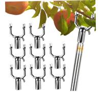 Jorzer Tree Branch Support 8Pcs Metal Tree Brace Branch Crutch Stakes for Young Fruit Tree Stand Leaning Tree Branches Ornamental Gardens Orchards Garden