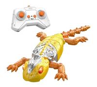 Jorzer Wall Crawling Gecko RC Toy - Remote Control Electric Wall Climbing Gecko with LED Eyes, Fun Novelty Lizard Toy for Boys Girls, Yellow Toys And Games..