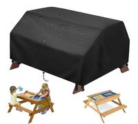 Jorzer Water Table Cover, 40x40x20'' Waterproof Sand Table Cover Outdoor Toddler Picnic Covers with Drawstring ＆ Leg Strap Kids Accessories Only Water, Picnic