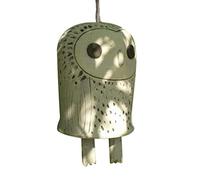 Jorzer Wind Chimes for Outside Wind Chimes Rustic Animal Hanging Wind Bells Outdoor Garden Ornament Wind Chime Home Decorations Owlwhite