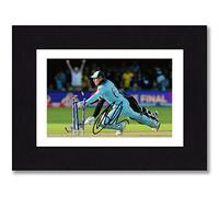 Jos Buttler - England - 2019 ODI Cricket World Cup Winners Signed 8x6 Inch Mounted Photo Print - Pre Printed Signature - Autograph Memorabilia, Ready To Be Framed Wall Art, Artwork