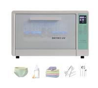 JOSBES Sterilizer Tools, 16.2L Drying and 3-in-1 Disinfection Tools 150W Sterilizer with Timer Disinfection Cabinet Suitable for Mother-Child Products, Towels, Hair Salons, Nail Studios (white)