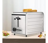 JOSBY 2/4/6 Slice Fully Automatic Toaster, Commercial Stainless Steel Baking Machine, 7 Browning Levels, with Independent & Extra Wide Slots, Defrost/Reheat/Cancel Functions, for Home, Store, Hotel