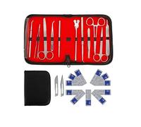 JOSBY Kit de dissection pour étudiants de haute qualité, ensemble de dissection de 22 pièces pour l'anatomie de laboratoire, kit de dissection animale de qualité supérieure