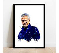 Jose MOURINHO Framed Illustration Print Poster