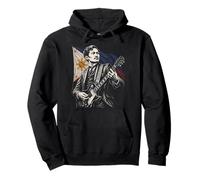 Jose Rizal Philippines Playing Electric Guitar Rocker Humor Pullover Hoodie