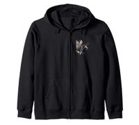 Jose Rizal Philippines Playing Electric Guitar Rocker Humor Zip Hoodie