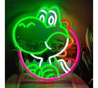JOSEBRU Anime Neon Sign Dinosaurs Neon Sign Dimmable LED Neon Lights for Bedroom Wall Decor Game Room Decor Livingroom Decor for Kids Boys Man Cave, Gifts for Anime Lovers