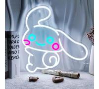 JOSEBRU CinnamoRoll Neon Sign Anime Neon Sign for Wall Decor Janpanese Neon Light for Bedroom Wall Decor Game Room Decor Livingroom Decor for Kids, Personalized Gifts for Girls