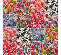 Joseeph Dobsson & Sons Mega Lollies - Different Flavours Lollipops Candy - Wrapped (25 Pieces)