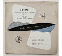Josef Krips, The London Symphony Orchestra - Johannes Brahms: Symphony No.4 op.98 - DECCA - LP - GER