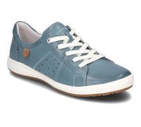 Josef Seibel Caren 01 Womens Ladies Blue Soft Leather Trainers Shoes Size 4-9