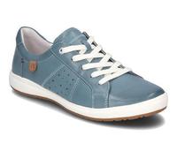 Josef Seibel Caren 01 Womens Ladies Blue Soft Leather Trainers Shoes Size 4-9