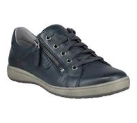 Josef Seibel Caren 12 Womens Ladies Blue Leather Trainers Shoes Size 4-8