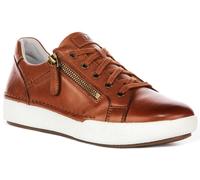 Josef Seibel Claire Womens Ladies Brown Zip Up Lace Up Trainers Shoes Size 4-9