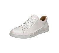 Josef Seibel Cleve 02 Men's Low-Top Trainers, Width G (Normal), Interchangeable Footbed, White, 9.5 UK