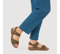 Josef Seibel Dual Touch-Fastening Leather Sandals - Size