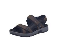 Josef Seibel Emeric.06 Men's Classic Sandals, Width H (Wide), Interchangeable Footbed, Espresso combi, 46 EU Weit