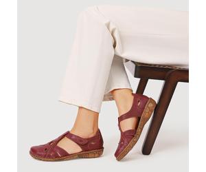 Josef Seibel Enclosed-Heel Leather Sandals - Size
