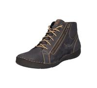 Josef Seibel Fergey 67 Women's Lace-Up Ankle Boots, Width G (Normal), Interchangeable Footbed, titanium, 9 UK