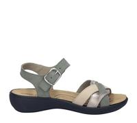 Josef Seibel Ibiza-16 Nubuck Verde Sandalias Cómodas Mujer, Green, 6.5