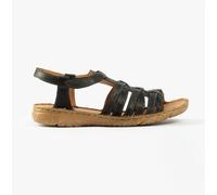 Josef Seibel IVY 02 Womens Sandals Schwarz - Black Leather - Size UK 7.5